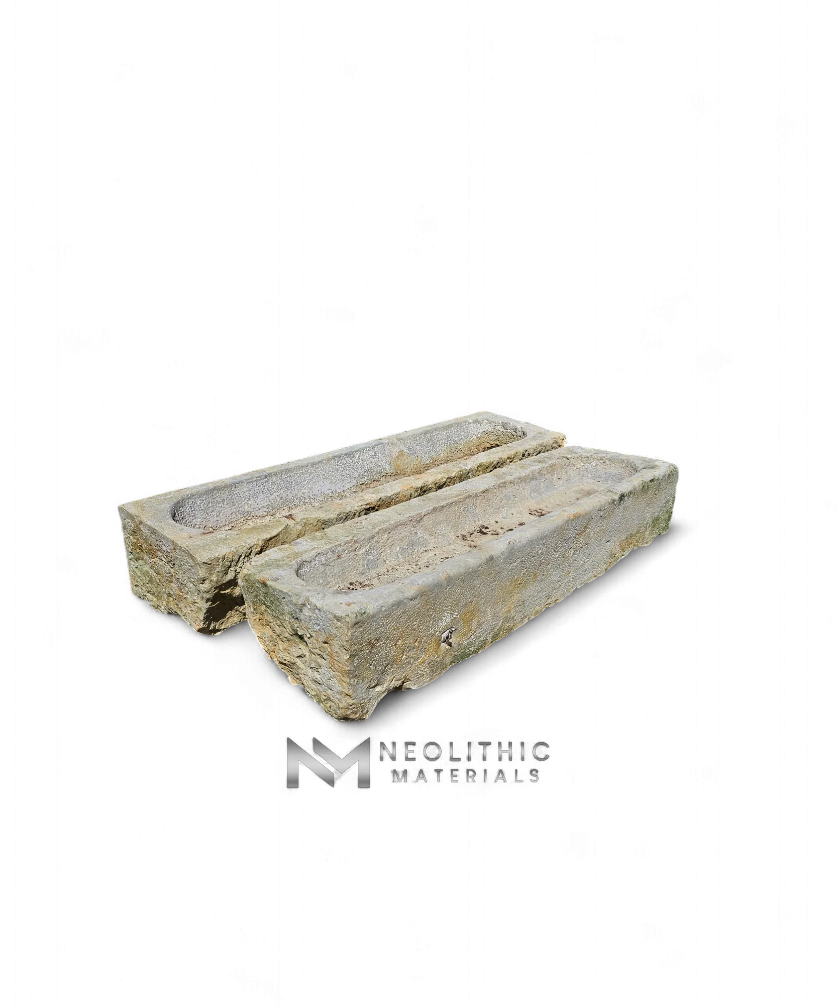French Antique 19th Century Limestone Trough - Image 3